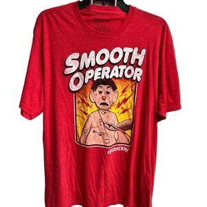 Red Graphic Tee - Smooth Operator